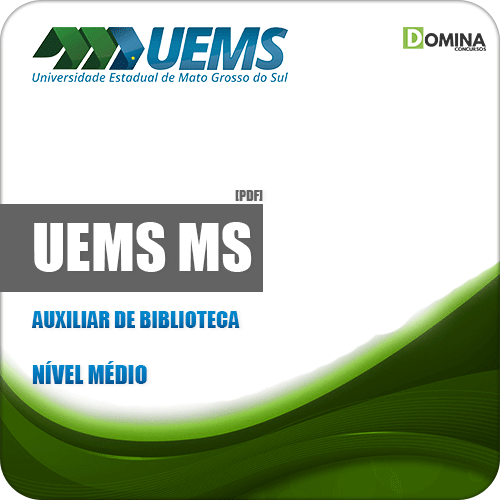 Apostila Concurso Público UEMS 2019 Auxiliar de Biblioteca