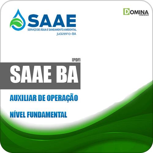 Apostila SAMAE Rio Negrinho SC 2023 Auxiliar de Operação