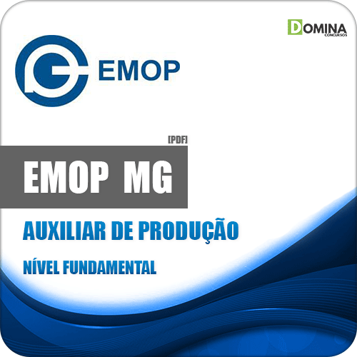 Apostila EMOP Divinópolis MG 2020 Auxiliar de Produção