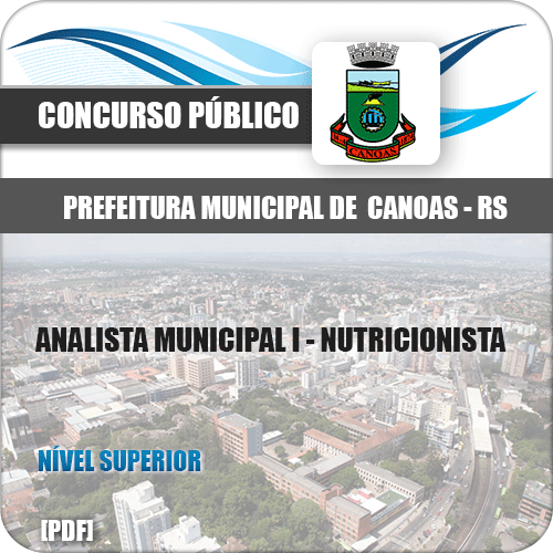 Apostila Pref Canoas RS 2020 Analista Municipal I Nutricionista
