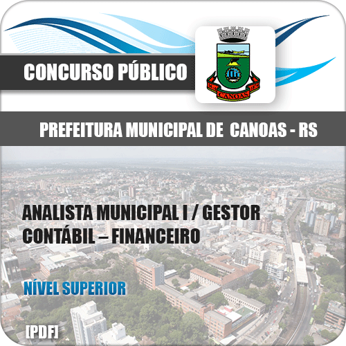 Apostila Pref Canoas RS 2020 Gestor Contábil Financeiro