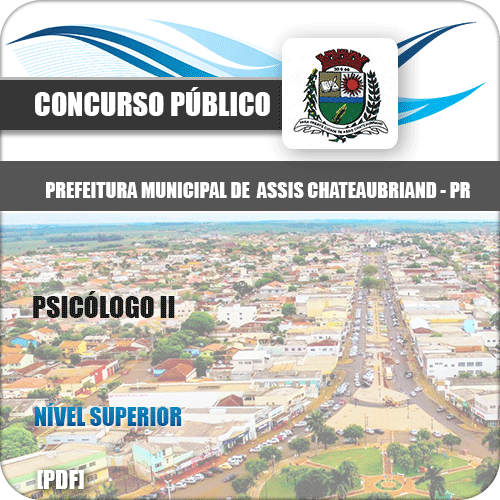 Apostila Concurso Assis Chateaubriand PR 2020 Psicólogo II