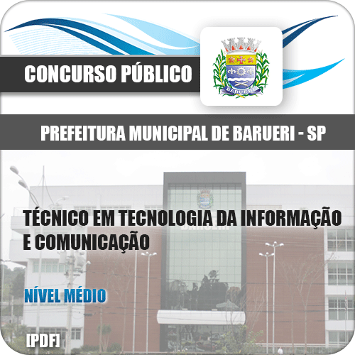 Apostila Técnico em TI Barueri SP 2026