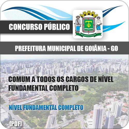 Apostila Goiânia GO 2020 Ensino Fundamental Completo