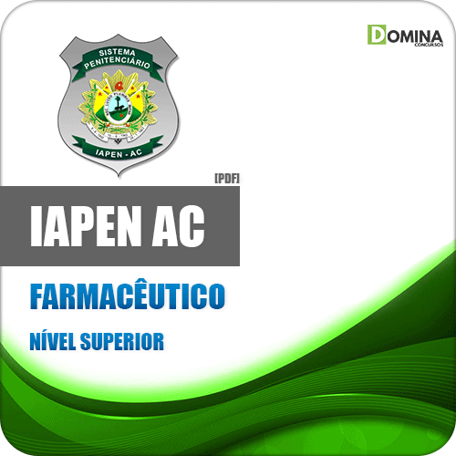 Apostila Concurso do IAPEN AC 2020 Farmacêutico