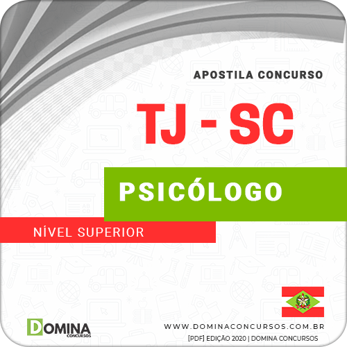 Capa TJ SC 2020 Psicólogo Edital FCC