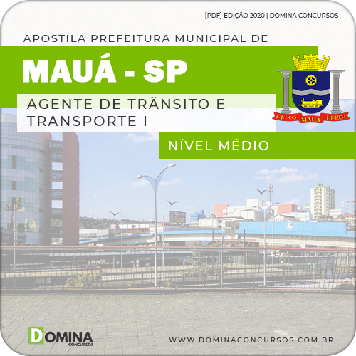 Apostila Mauá SP 2020 Agente de Trânsito e Transporte