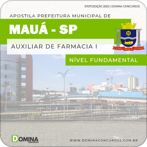 Apostila Concurso Pref Mauá SP 2020 Auxiliar de Farmácia I