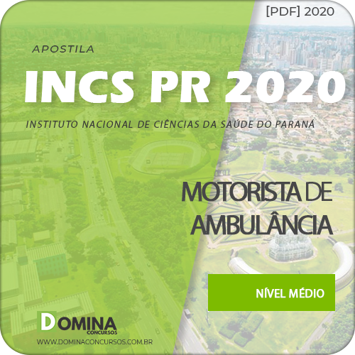 Apostila Concurso INCS PR 2020 Motorista de Ambulância Download
