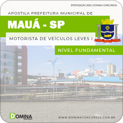 Apostila Pref Mauá SP 2020 Motorista de Veículos Leves
