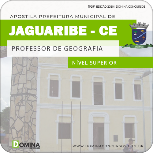 Apostila Pref Jaguaribe CE 2020 Professor de Geografia