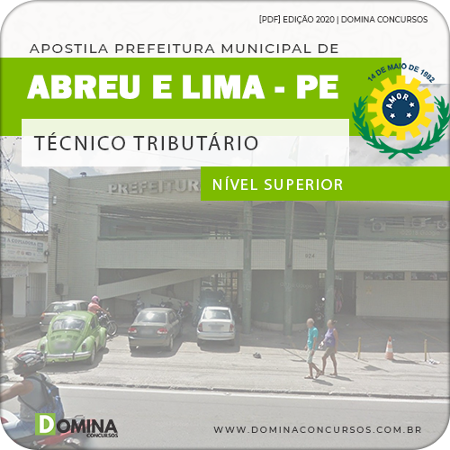 Apostila Pref Abreu e Lima PE 2020 Técnico Tributário