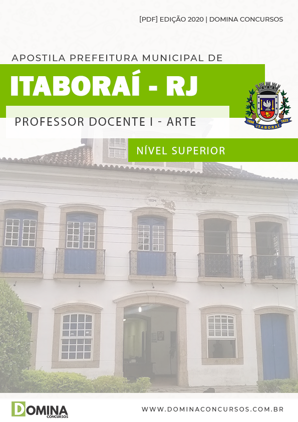Apostila Prefeitura Itaboraí RJ 2020 Professor de Arte