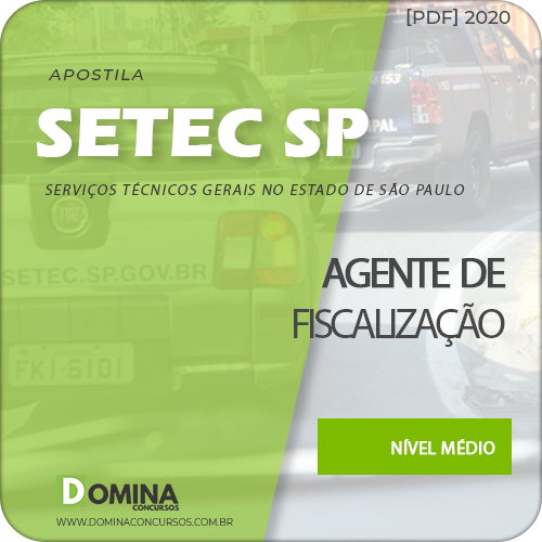Apostila Concurso SETEC Campinas SP 2021 Agente de Fiscalização