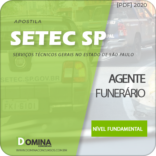 Apostila Concurso SETEC Campinas SP 2021 Agente Funerário