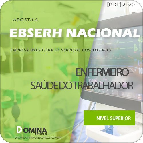 Apostila EBSERH 2020 Enfermeiro Saúde Trabalhador AOCP