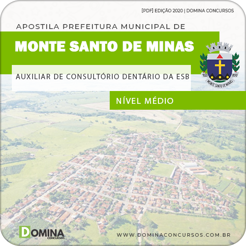 Apostila Monte Santo Minas MG 2020 Aux Consultório Dentário ESB