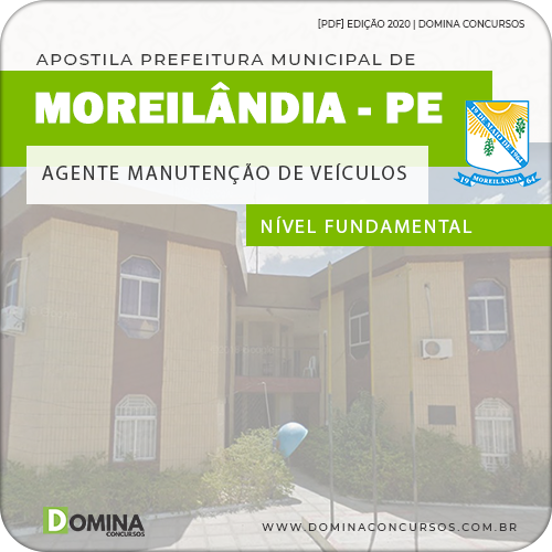 Apostila Pref Moreilândia PE 2020 Agente Manutenção Veículos