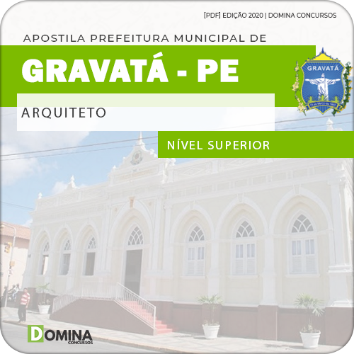 Apostila Concurso Público Pref Gravatá PE 2020 Arquiteto