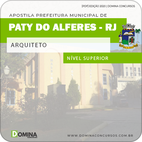 Apostila Concurso Pref Paty do Alferes RJ 2020 Arquiteto