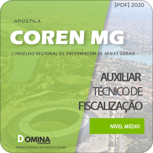 Apostila COREN MG 2020 Auxiliar Técnico de Fiscalização