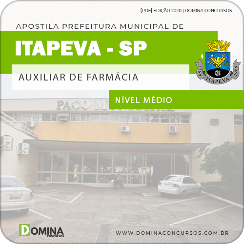 Apostila Concurso Pref Itapeva SP 2020 Auxiliar de Farmácia