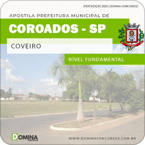 Apostila Concurso Público Pref Coroado SP 2020 Coveiro