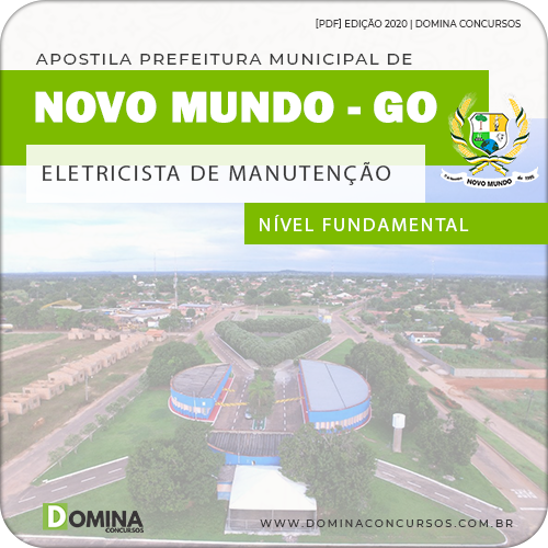 Apostila Pref Mundo Novo GO 2020 Eletricista de Manutenção