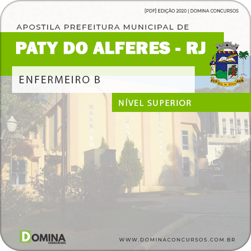 Apostila Concurso Pref Paty do Alferes RJ 2020 Enfermeiro B
