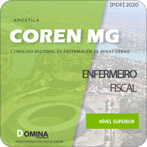 Apostila Concurso Público COREN MG 2020 Enfermeiro Fiscal