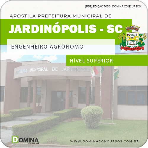 Apostila Pref Jardinópolis SC 2020 Engenheiro Agrônomo