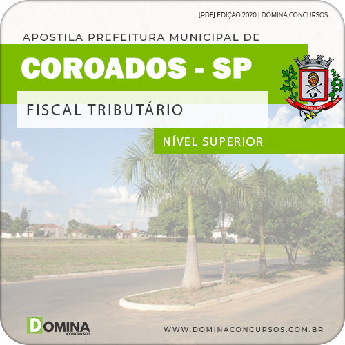 Apostila Concurso Pref Coroado SP 2020 Fiscal Tributário