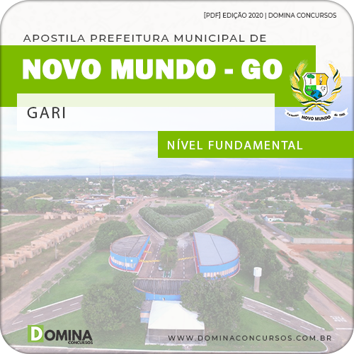 Apostila Concurso Público Pref Mundo Novo GO 2020 Gari