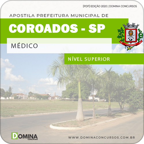 Apostila Concurso Público Pref Coroado SP 2020 Médico