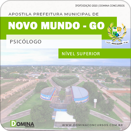 Apostila Concurso Pref Mundo Novo GO 2020 Psicólogo