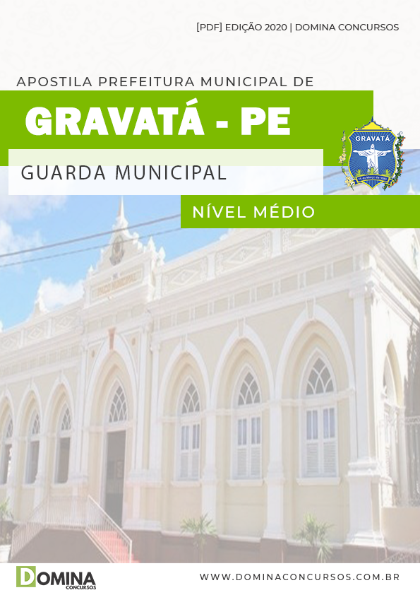 Apostila Concurso Pref Gravatá PE 2020 Guarda Municipal