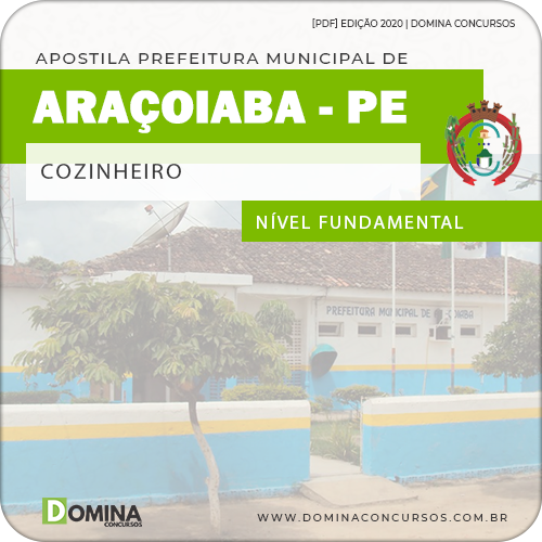 Apostila Concurso Pref Araçoiaba PE 2020 Cozinheiro