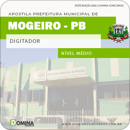 Apostila Concurso Público Pref Mogeiro PB 2020 Digitador