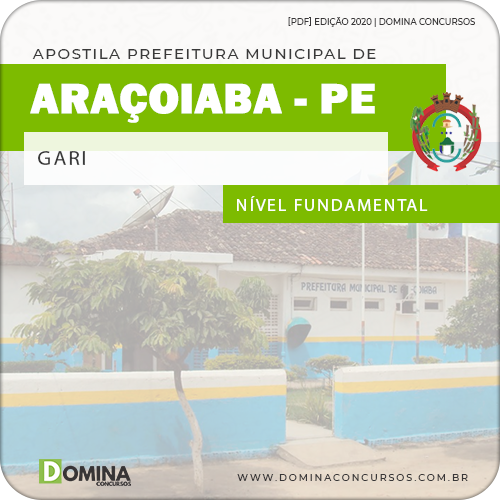 Apostila Concurso Público Pref Araçoiaba PE 2020 Gari