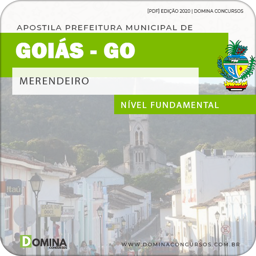 Apostila Concurso Público Pref Goiás GO 2020 Merendeiro