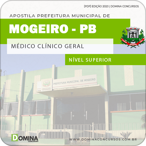 Apostila Concurso Pref Mogeiro PB 2020 Médico Clínico Geral