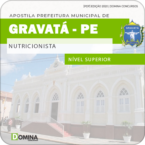 Apostila Concurso Pref Gravatá PE 2020 Nutricionista