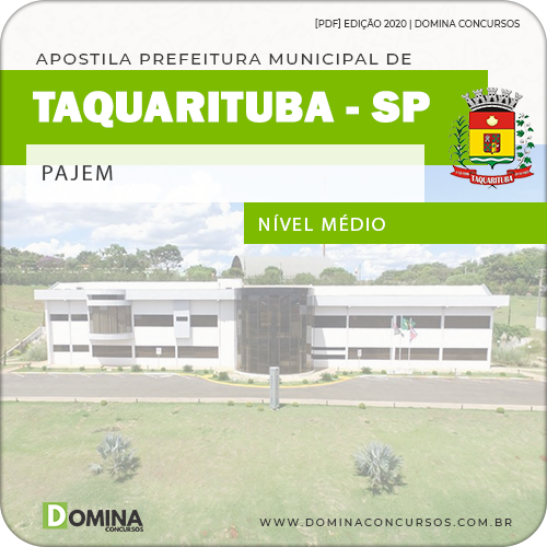 Apostila Concurso Público Pref Taquarituba SP 2020 Pajem