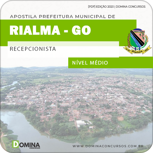 Apostila Concurso Pref Rialma GO 2020 Recepcionista