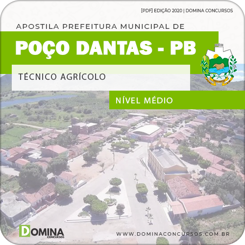 Apostila Concurso Pref Poço Dantas PB 2020 Técnico Agrícola