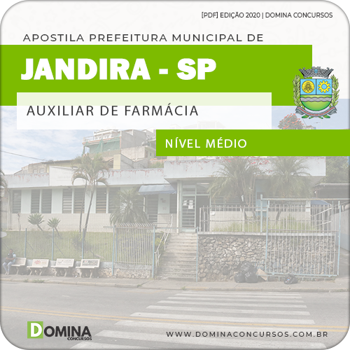 Apostila Concurso Jandira SP 2020 Auxiliar de Farmácia