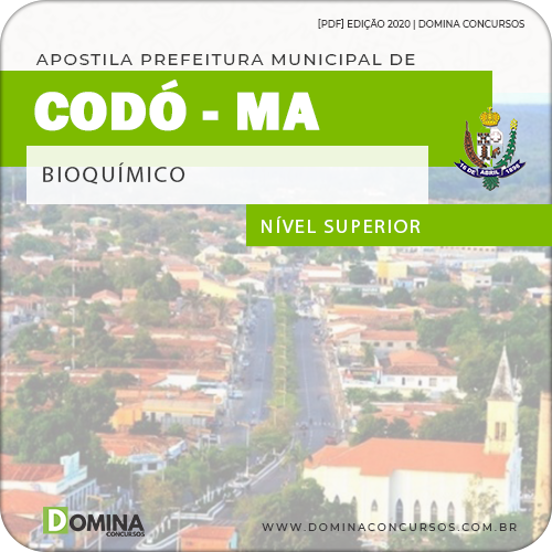 Apostila Concurso Público Pref Codó MA 2020 Bioquímico