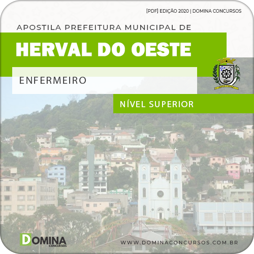 Capa Concurso Herval do Oeste SC 2020 Enfermeiro
