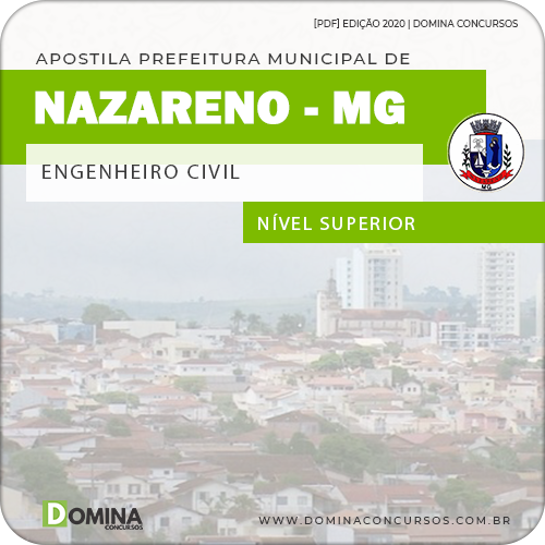 Apostila Concurso Nazareno MG 2020 Engenheiro Civil