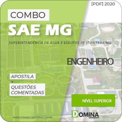 Apostila Concurso SAE Ituiutaba MG 2020 Engenheiro Civil
